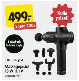 Jula Massagepistol 19 W 11,1 V erbjuda