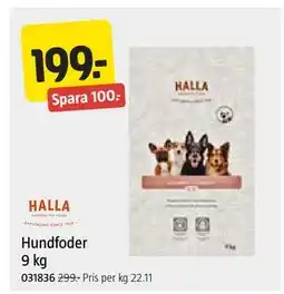 Jula Hundfoder 9 kg erbjuda