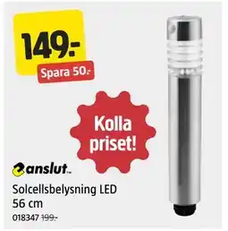 Jula Solcellsbelysning LED 56 cm erbjuda