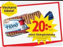 Matöppet Hönö Skärgårdskaka erbjuda