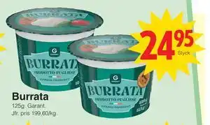 Matöppet Burrata erbjuda