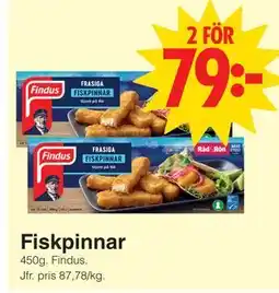 Matöppet Fiskpinnar erbjuda