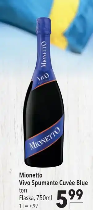 Mionetto Vivo Spumante Cuvée Blue, EUR 5.99