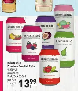 Citti Rekorderlig Premium Swedish Cider, EUR 13.99 erbjuda