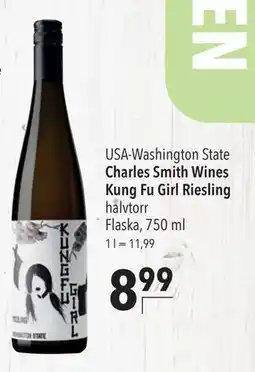 Citti Charles Smith Wines Kung Fu Girl Riesling, EUR 8.99 erbjuda