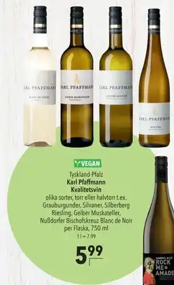 Citti Karl Pfaffmann Kvalitetsvin, EUR 5.99 erbjuda