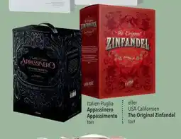 Citti Appassinero Appassimento torr eller The Original Zinfandel torr, EUR 9.99 erbjuda