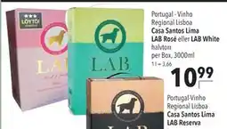 Citti Casa Santos Lima LAB Rosé eller LAB White, EUR 10.99 erbjuda