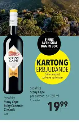 Citti Stony Cape Ruby Cabernet Cinsault, EUR 19.99 erbjuda