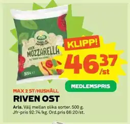 Coop Riven Ost erbjuda