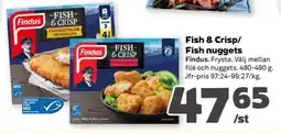 Coop FISH & CRISP/FISH NUGGETS erbjuda