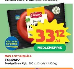 Coop Falukorv erbjuda