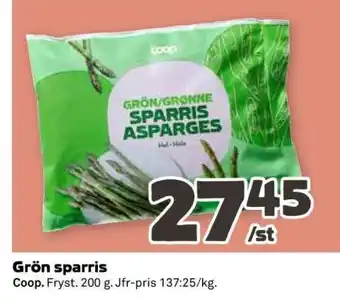 Grön sparris