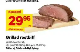 City Gross Grillad rostbiff erbjuda