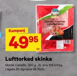 City Gross Lufttorkad skinka erbjuda