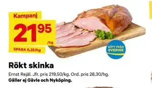 City Gross Rökt skinka erbjuda