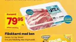 City Gross Fläskkarré med ben erbjuda