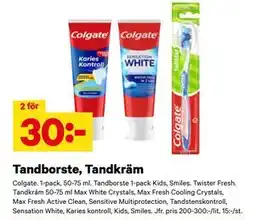 City Gross Tandborste, Tandkräm erbjuda