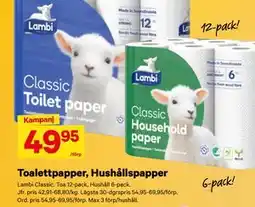 City Gross Toalettpapper, Hushållspapper erbjuda