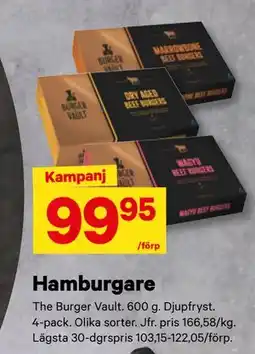 City Gross Hamburgare erbjuda