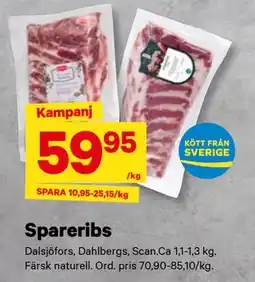 City Gross Spareribs erbjuda