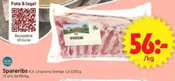 ICA Supermarket ICA Spareribs erbjuda