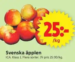 ICA Supermarket Svenska äpplen erbjuda