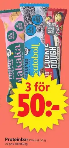 ICA Supermarket Propud Proteinbar erbjuda
