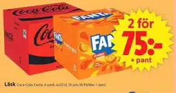 ICA Supermarket Coca-Cola, Fanta Läsk erbjuda