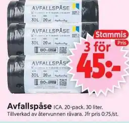 ICA Supermarket ICA Avfallspåse erbjuda