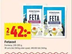 ICA Kvantum FONTANA Fetaost erbjuda