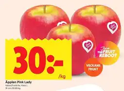 ICA Kvantum Äpplen Pink Lady erbjuda