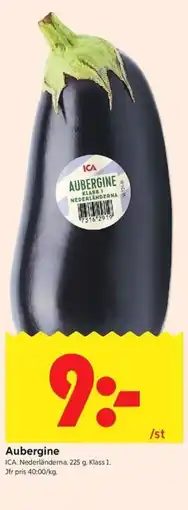 ICA Kvantum ICA Aubergine erbjuda