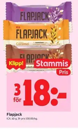 ICA Kvantum ICA Flapjack erbjuda