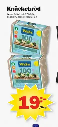 Pekås Knäckebröd erbjuda