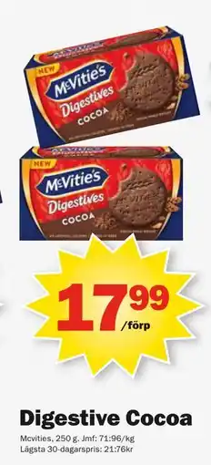 Pekås Digestive Cocoa erbjuda