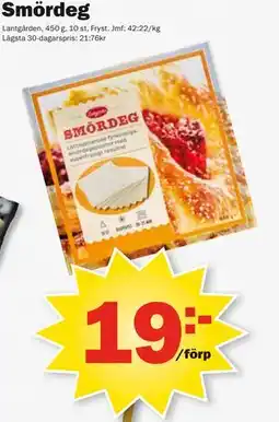 Pekås Smördeg erbjuda