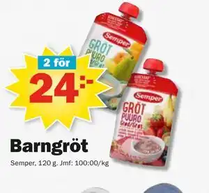 Pekås Barngröt erbjuda