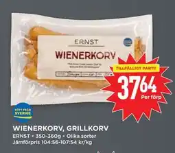 Willys WIENERKORV, GRILLKORV erbjuda