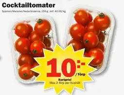 Pekås Cocktailtomater, Medlemspris erbjuda