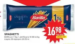Willys SPAGHETTI erbjuda