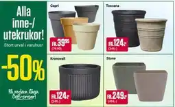 ÖoB Alla inne-/ utekrukor! erbjuda