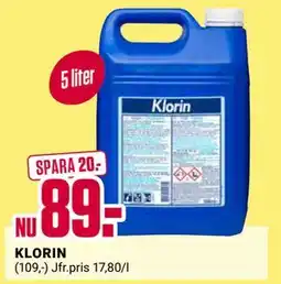ÖoB KLORIN erbjuda
