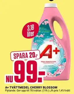 ÖoB A+ TVÄTTMEDEL CHERRY BLOSSOM erbjuda