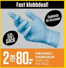 ÖoB ENGÅNGSHANDSKAR, Medlemspris erbjuda