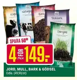 ÖoB JORD, MULL, BARK & GÖDSEL erbjuda