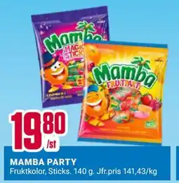 ÖoB MAMBA PARTY erbjuda