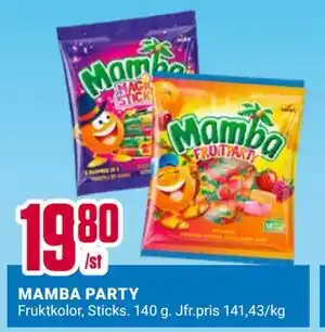 ÖoB MAMBA PARTY erbjuda