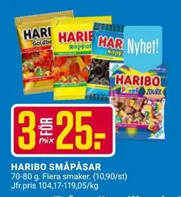 ÖoB HARIBO SMÅPÅSAR erbjuda