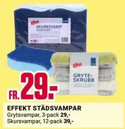 ÖoB EFFEKT STÄDSVAMPAR erbjuda